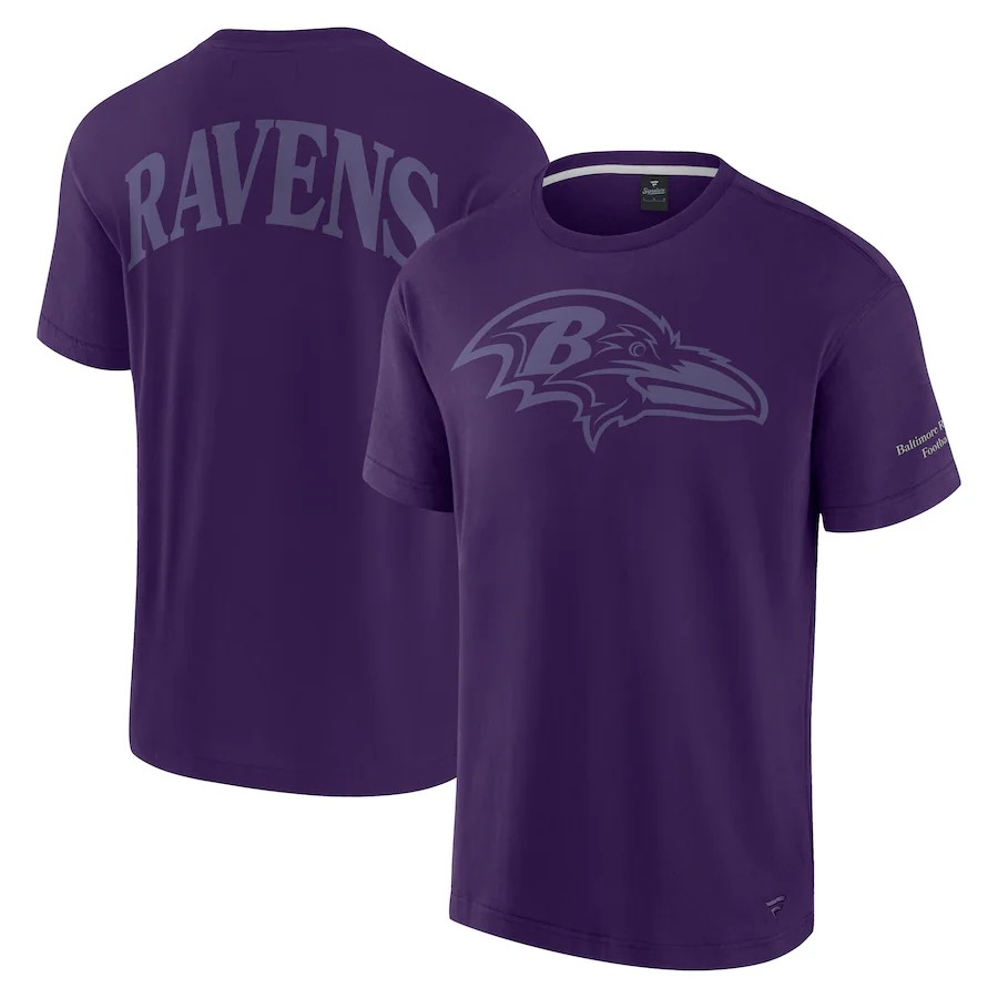 Men baltimore ravens purple 20241213 NFL T shirt